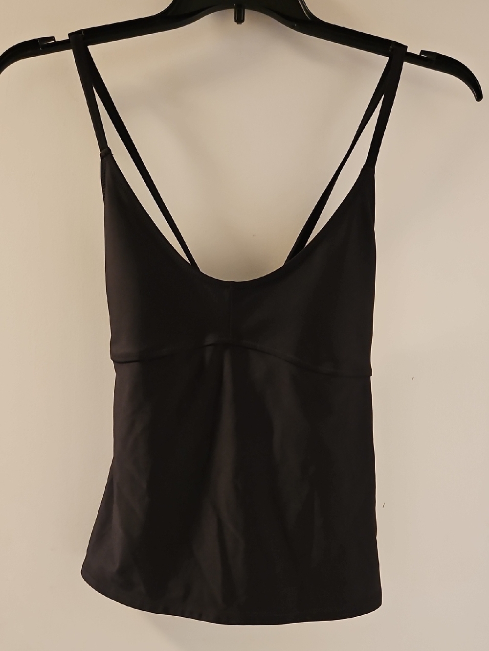 NWT Old Navy Black Cross-back Tankini Top